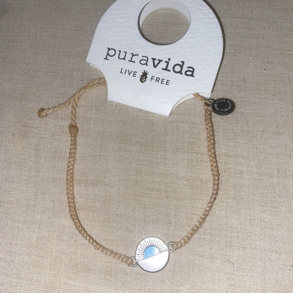 UNISEX - NEW - VIDA PURA GEMSTONE SUNSET CHARM BRACELET.. Comes with a free gift - Picture 8 of 14